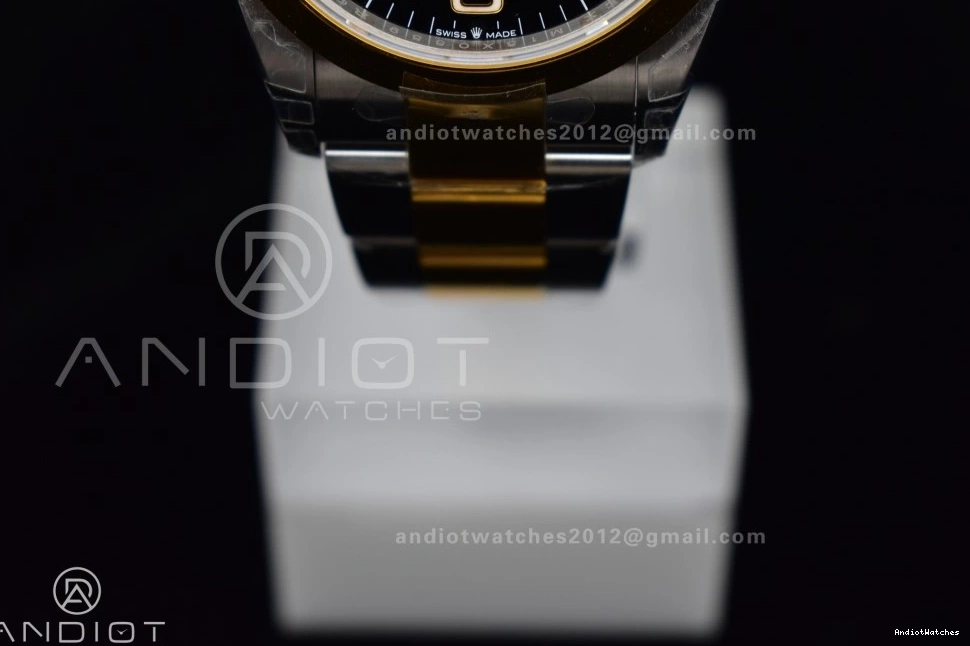 Best 1:1 Steel DD 36mm VSF 904L Black 124273 842 YG Edition Dial Bracelet SS on Resilient Explorer 0108